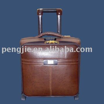 pu luggage trolley suitcasecosmetic box, Trolley bag,fashion trolley