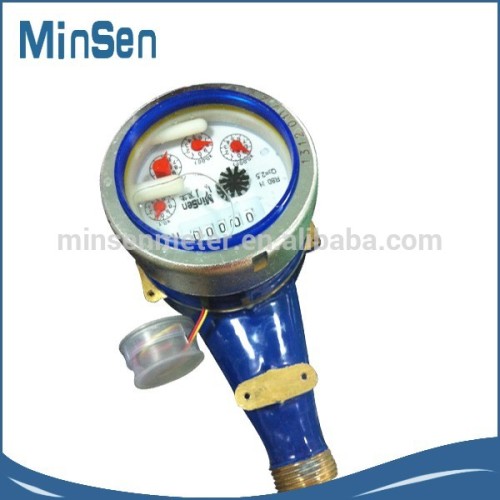 Electronic Pulse Output Mechanical Water Flow Meter Suitable For Amr