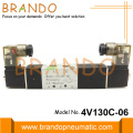 4V130C-06 5/3 웨이 공압 솔레노이드 밸브 12VDC 24VDC
