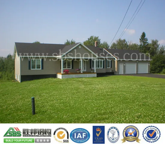 2015 china manufactory prefab homes steel structure villa or garage