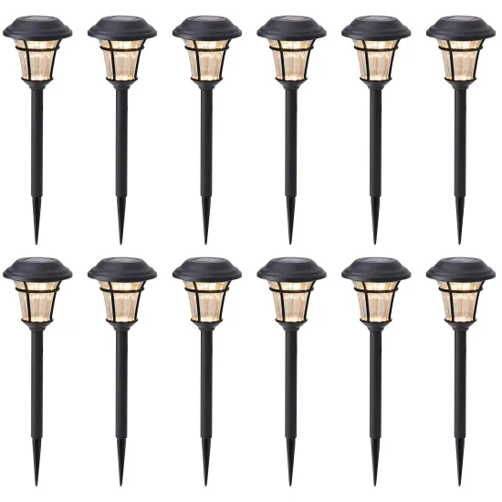 Solar Led Pathway Lawn Lights Garden Lights