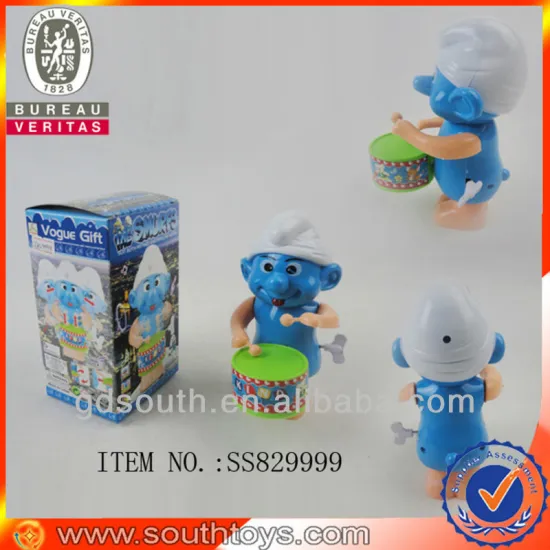 kid rocking cartoon drum wind up toy