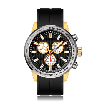 silicone band quartz watch swiss design waterproof watch