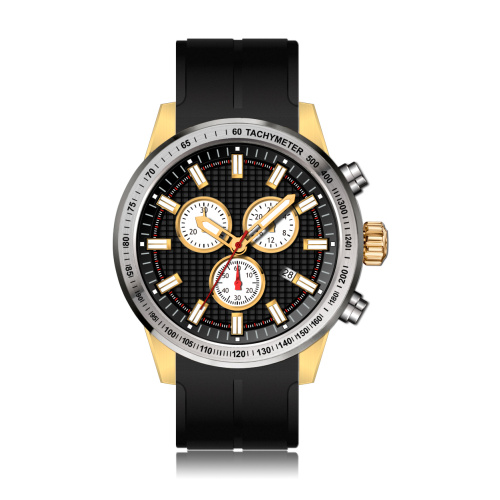 silicone band quartz watch swiss design waterproof watch