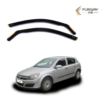 Vauxhall Astra MK5 2005-2009 3 Door Rain Shield Visor - 4Pcs Car Accessory