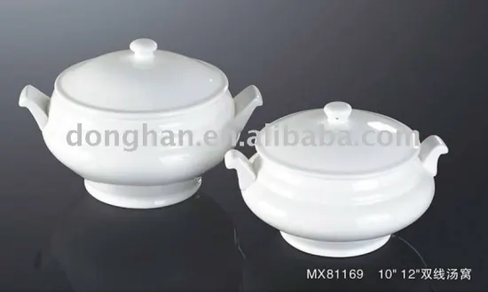 good quality ceramic casserole with lid,