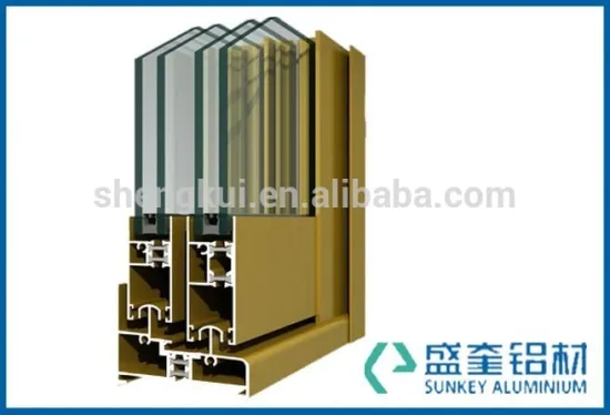 Aluminio Thermal-break Profile Aluminio extrusions Aluminum Door Profiles