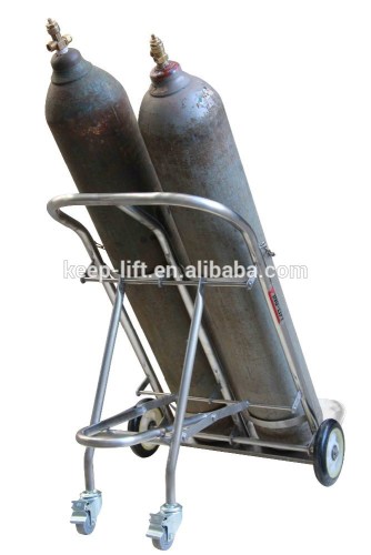 Stainless Double Cylinder Fold-down Hand Truck