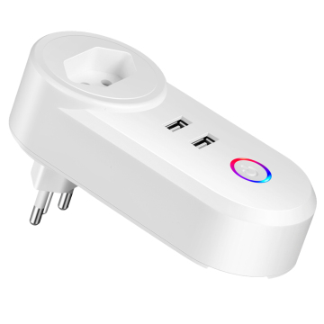 Chaoran Zigbee Prise de courant intelligente Prise de gros avec prise USB 220v Brésil TUYA