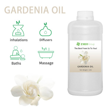 Óleo de fragrância puro e natural a granel, óleo essencial de gardênia para aromaterapia, difusores, fabricação de velas, massagem, sabão, perfume