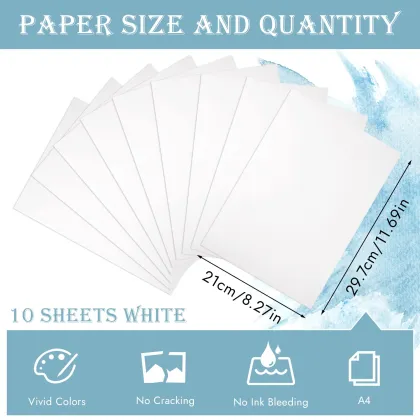 Waterslide Decal Paper for DIY Crafts - Printable Transfer Paper