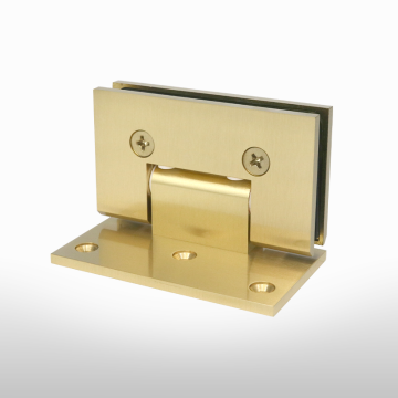 SVA-B241C1 Satin Gold 90 Degree Brass Shower Hinges
