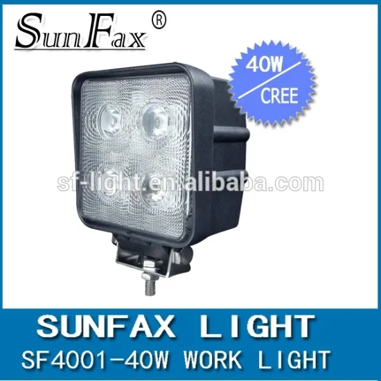 Cheapest Price hot sell 3600lmm C REE LED Work Lights 4" 40W 9-32V Square