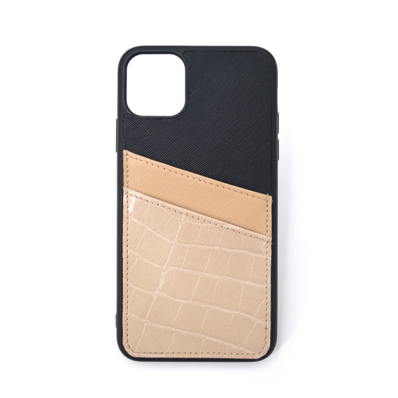 Case de teléfonos de cuero de tragamonedas para el iPhone 11