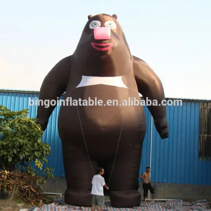 inflatable big bear cartoon