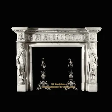 Natural Marble Carving Fireplace