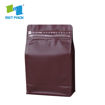 Foil lined kraft paper coffee bags biodegradable,aluminium foil kraft food bag