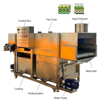 Sesuaikan Mesin Pengering Sterilizer Tunner Bir Kecil Minuman Bir
