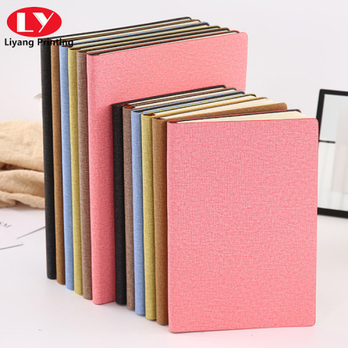 Luxury Textile Cover Diary Notebook Printing