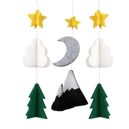 New Arrival Kids Room Decor: Felt Baby Crib Mobile & Nursery Crib Toy Gift