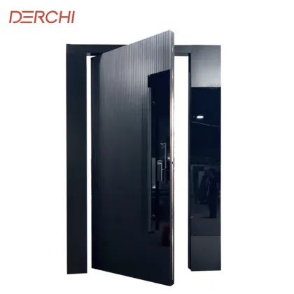 DERCHI American Luxury Aluminum Main Entrance Door with Smart Lock