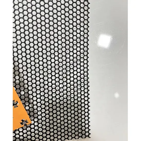Stainless Steel Hexagonal Perforated Metal Sheets Mesh for Building Decoration