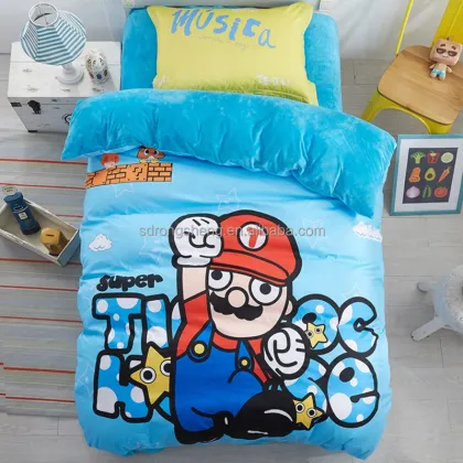 Cute Cartoon Microfiber Quilt for Children
