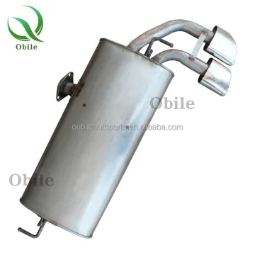 Exhaust System Muffler for Hyundai Tucson 2015 Single Outlet Pipe