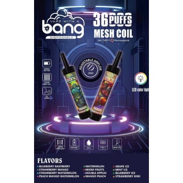 Bang 36000Puffs Eshisha Mesh coil Disposable Vape Wholesales