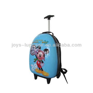 JW-141501- cartoon OEM design your own school bag backpack trolley