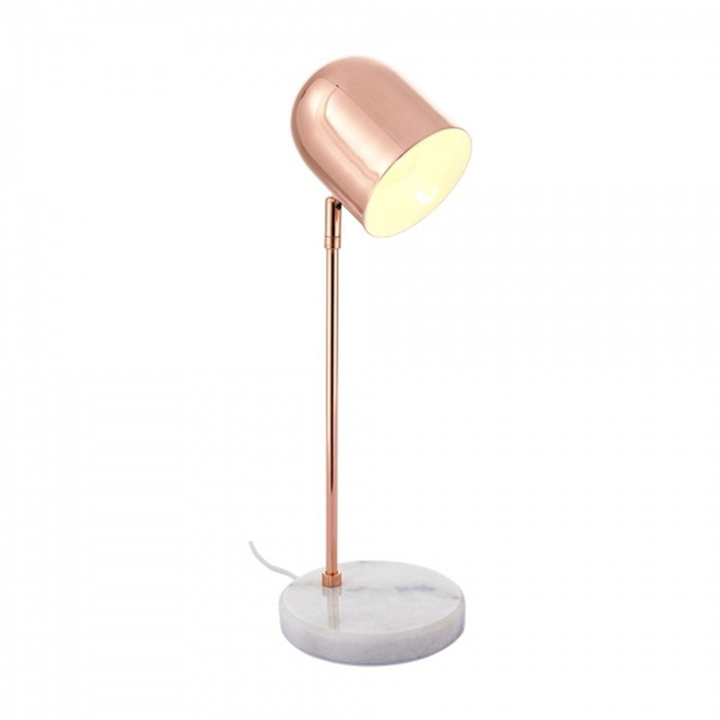 Red Brass Table Lamp