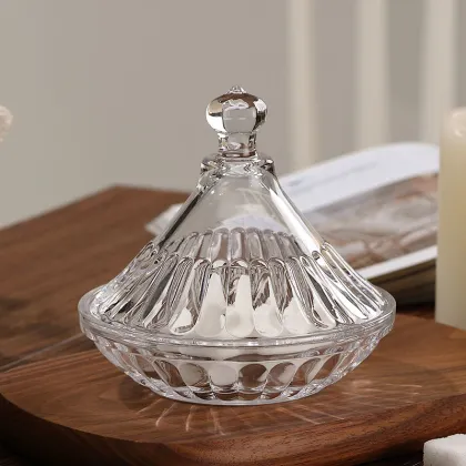 Transparent Glass Sealed Tank Food Storage Jar