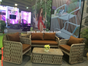 2016 NEW DESIGN WIDE FLAT WICKER CHAIR