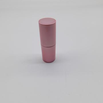 Косметическая пластиковая розовая металлическая помада трубка