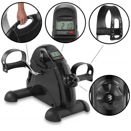 Magnetic Mini Pedal Bike for Arm & Leg Exercise and Rehabilitation