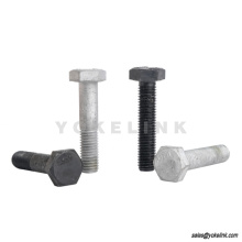 F3125 minőségű A325 tűzi horganyzott acél szerkezeti csavar