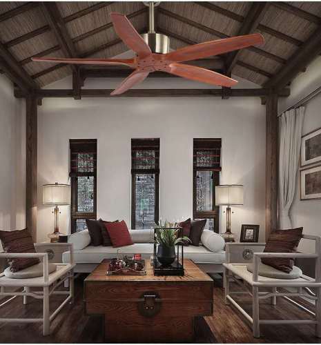 Environmentally friendly silent wood ceiling fan
