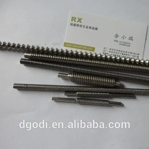custom lead screw with trapezoidal thread as massage chair motor parts