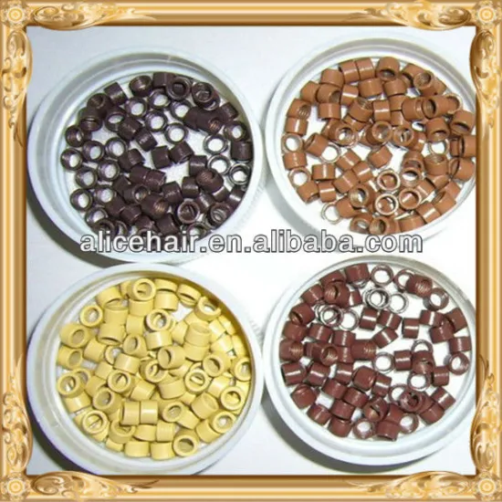 Accept PayPal wholesale hair extension tool hair extension micro tubes