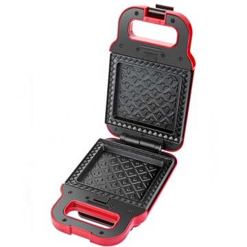 Commercial Electric Waffle Maker with Interchangeable Plates for Non-Stick Performance and Versatile Snack Making