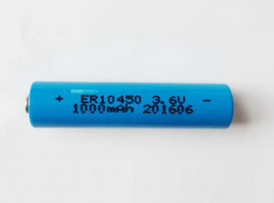 3.6V AAA battery ER10450 1000mAh Li-SOCl2 primary cells