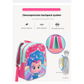 Children's 3D school bag cartoon design lightweight school bag