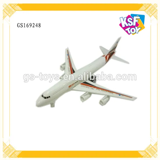 Plastic Pull Back Plane Toy For Kids