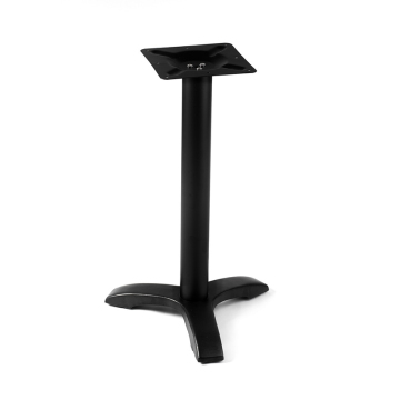 Conjunto da perna de mesa dupla black metal para restaurantes