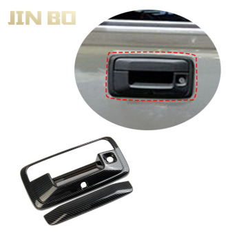 Carbon Fiber Rear Trunk Door Handle Cover Trim for Chevrolet Chevy Colorado 2015-2022