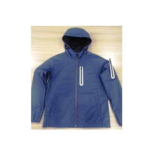 Lapel Trim Coat Men's Hooded Casual Jacket Factory