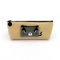 Pencil Case Vintage Hot selling custom cute cat canvas pencil case Manufactory