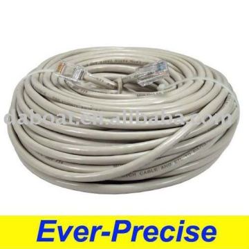 RJ45 कनेक्टर के साथ CAT6 पैच केबल लैन केबल