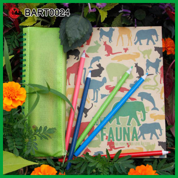 School Pencil Case Notebook Cute Stationery Set