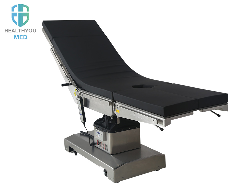 Hydraulic surgical operating table for hospital